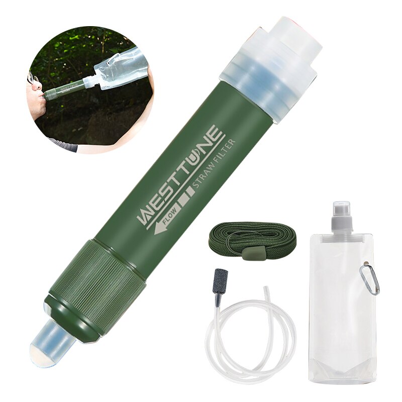 Water Purification Straw - Juego de pajita de filtro para