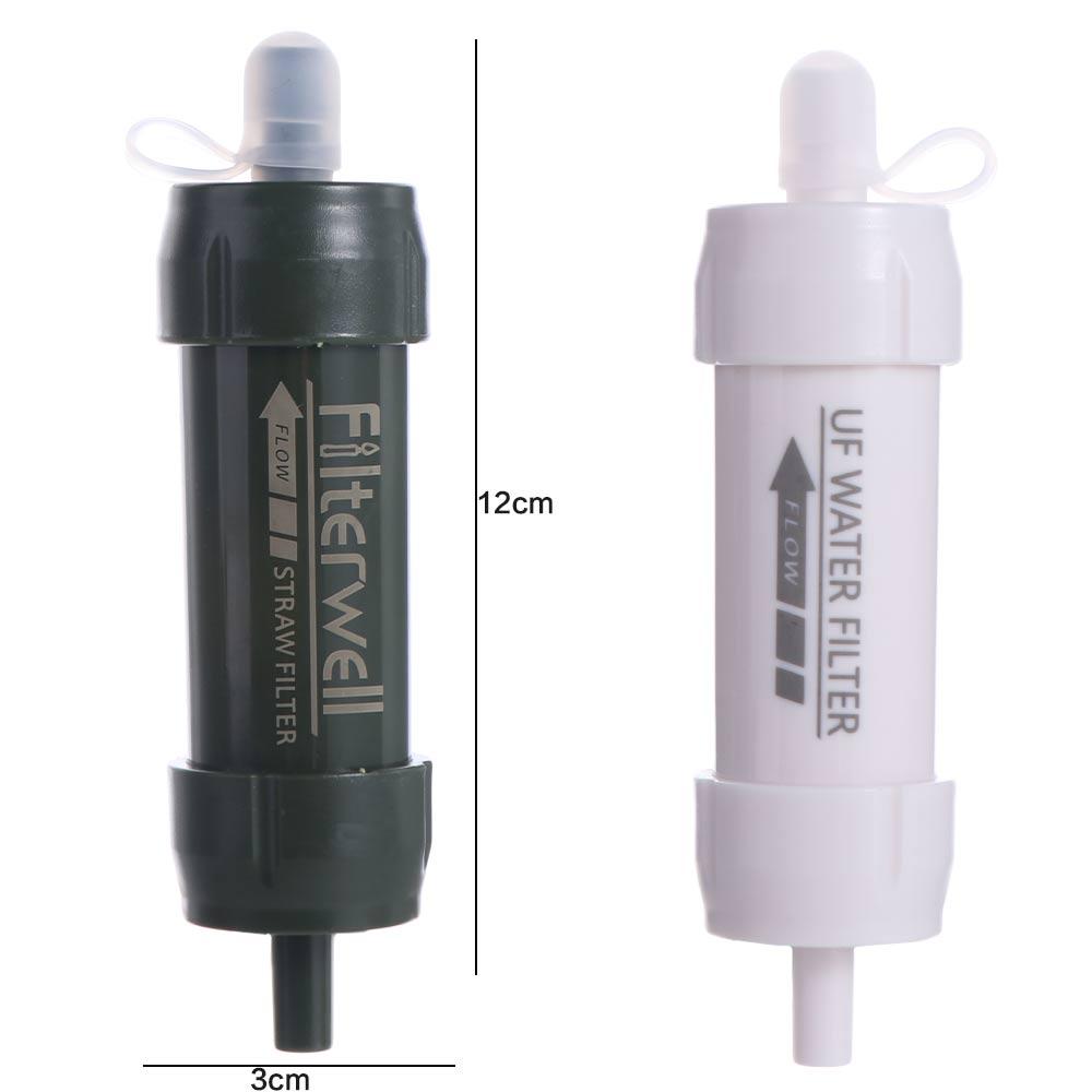 Mini filtro de agua portátil c - Water Purification Straw reseña y precio