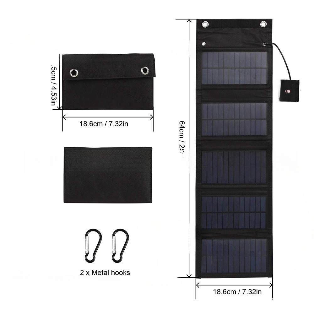 Cargador solar plegable del pa - Solar Emergency Charger reseña y precio