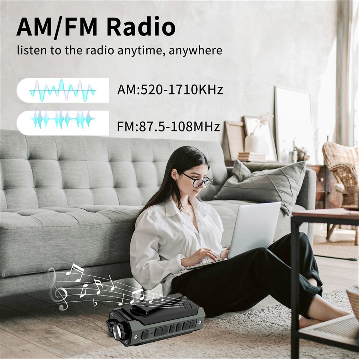 Radio Solar Portátil A26Z, Rad - Solar Emergency Charger reseña y precio