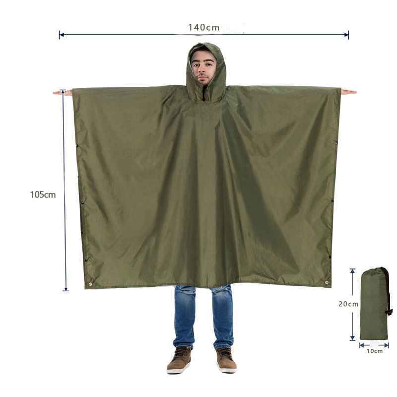 Poncho de lluvia resistente pa - Emergency Poncho Rain reseña y precio