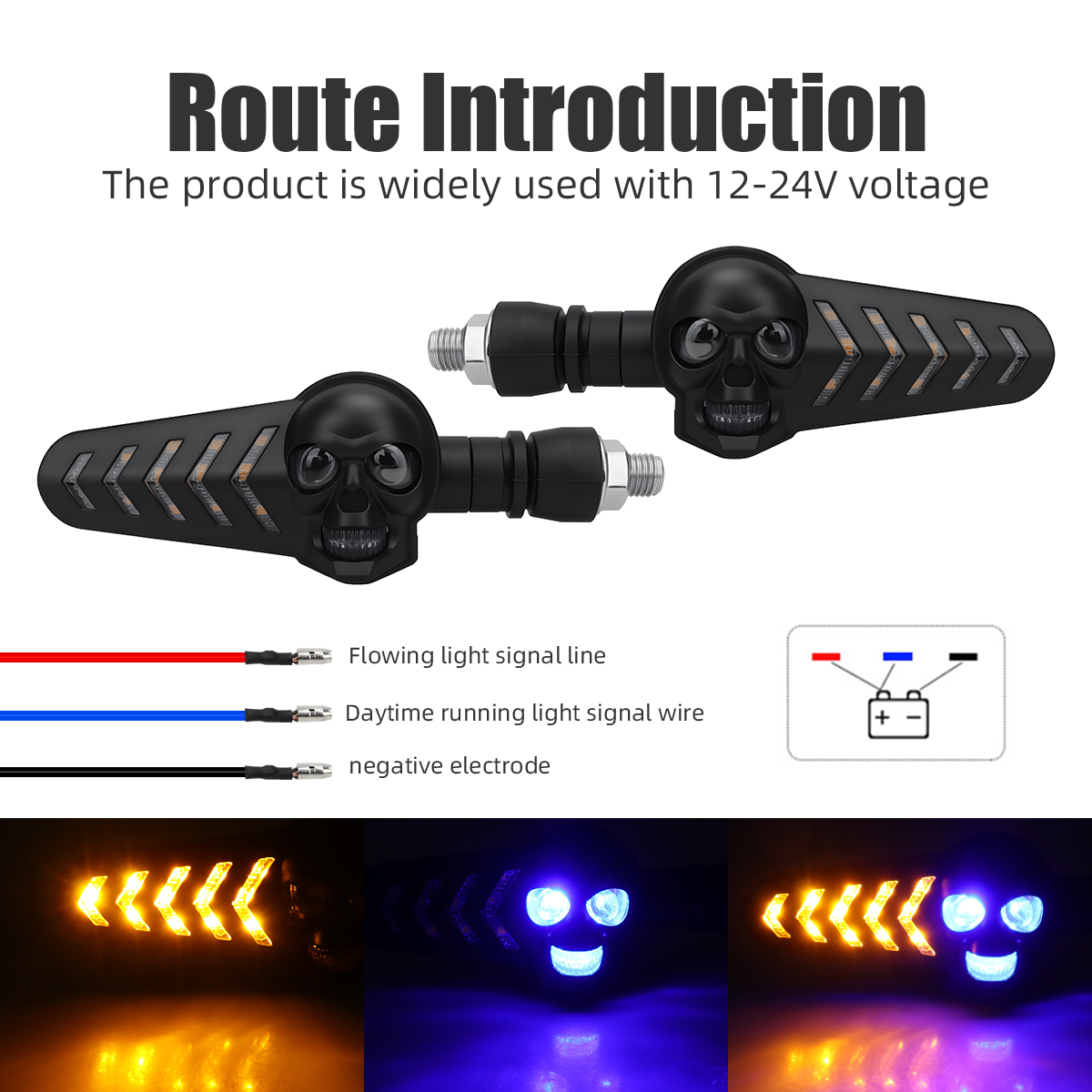 1 par de luces LED con cabeza  - Sos Light Strobe reseña y precio