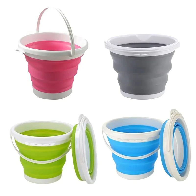 ❤️   Cubo Plegable de 3/5/10L, - Water Bag Collapsible reseña y precio