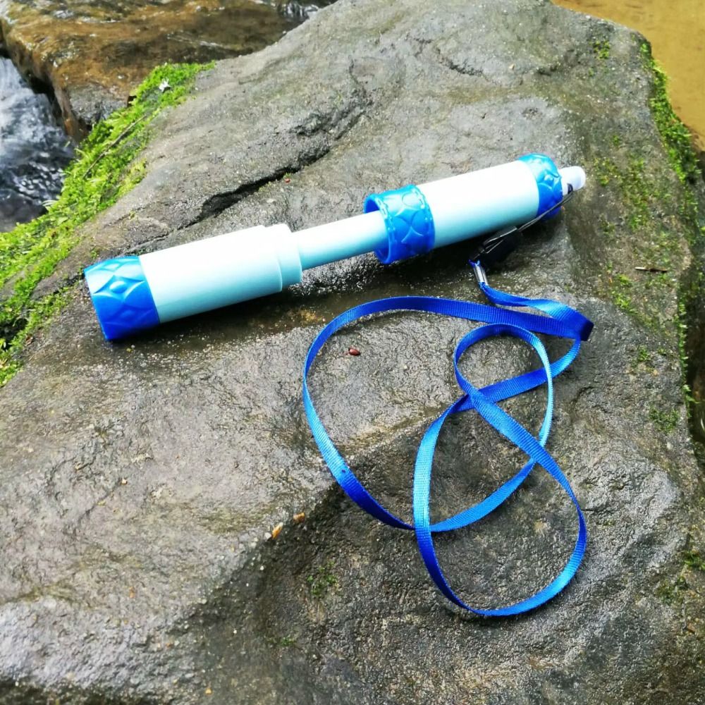 Mini filtro de agua portátil t - Water Purification Straw reseña y precio