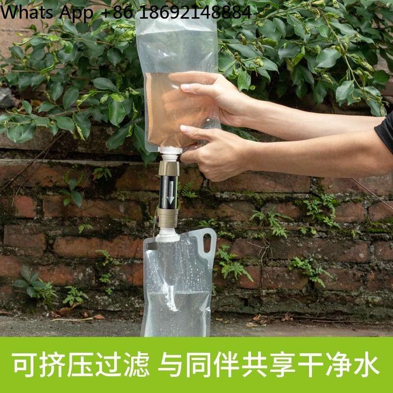 Pajita purificadora de agua pa - Water Purification Straw reseña y precio