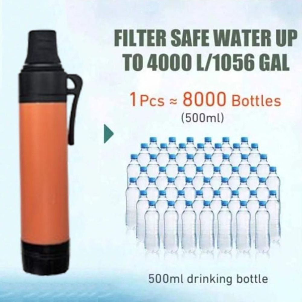 Mini filtro de agua portátil t - Water Purification Straw reseña y precio